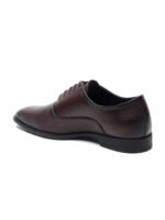Teakwood Leathers Men Textured Leather Formal Oxfords
