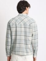 THE BEAR HOUSE Men Checked Relaxed Fit Shacket