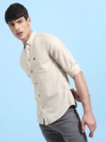 The Indian Garage Co Men Beige Casual Shirt