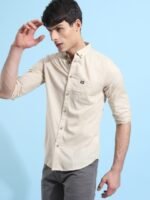 The Indian Garage Co Men Beige Casual Shirt