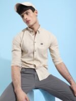 The Indian Garage Co Men Beige Casual Shirt