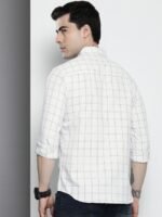 The Indian Garage Co Men Checked Pure Cotton Casual Shirt