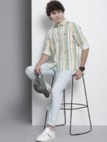 The Indian Garage Co Men Striped Casual Shirt