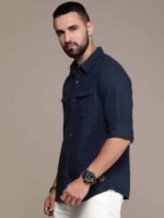 The Roadster Life Co. Solid Pure Cotton Casual Shirt