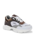 The Roadster Lifestyle Co. Men Brown Round Toe Lightweight Sneakers