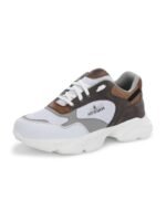 The Roadster Lifestyle Co. Men Brown Round Toe Lightweight Sneakers