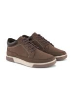 The Roadster Lifestyle Co. Men Brown Round Toe Memory Foam Sneakers