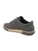 The Roadster Lifestyle Co. Men Grey Lace Up Moisture Wicking Memory Foam Casual Sneakers