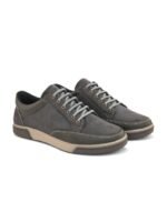 The Roadster Lifestyle Co. Men Grey Lace Up Moisture Wicking Memory Foam Casual Sneakers