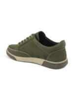 The Roadster Lifestyle Co. Olive Green Men Lace Up Moisture Wicking Memory Foam Sneakers