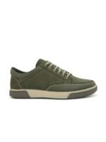 The Roadster Lifestyle Co. Olive Green Men Lace Up Moisture Wicking Memory Foam Sneakers