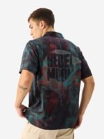 The Souled Store Opaque Graphic Printed Cotton Casual Shirt