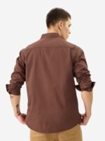 The Souled Store Spread Collar Long Sleeves Regular Fit Cotton Casual Shirt