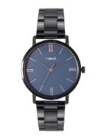 Timex Men Blue Brass Dial & Black Analogue Watch TWTG80SMU09