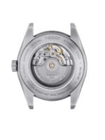 TISSOT Men Blue & Silver-Toned Powermatic 80 Silicium Analogue Watch T1274071104100