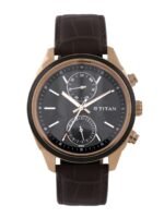 Titan Men Black Analogue Watch 1733KL03