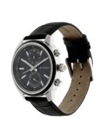 Titan Men Black Leather Analogue Watch 1733KL01