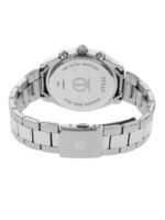 Titan Men Black & Silver-Toned Analogue Watch NK1733KM01