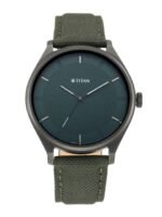 Titan Men Green Analogue Watch