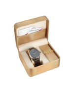 Titan Men Grey Dial & Brown Leather Straps Analogue Watch 1796KL06F