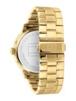 Tommy Hilfiger Men Black & Gold Toned Analogue Watch TH1710454W