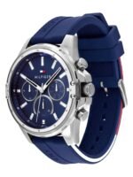 Tommy Hilfiger Men Navy Blue Dial & Straps Mason Analogue Watch TH1791791W