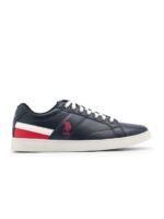 U S Polo Assn Men Navy Blue PU Sneakers