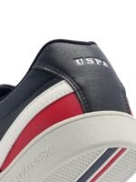 U S Polo Assn Men Navy Blue PU Sneakers