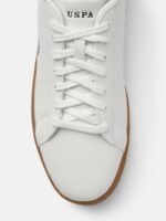 U S Polo Assn Men Off White PU Sneakers