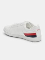 U S Polo Assn Men Off White PU Sneakers