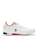 U S Polo Assn Men Off White Sneakers