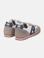 United Colors of Benetton Men Colourblocked Lightweight Comfort Insole Suede Sneakers