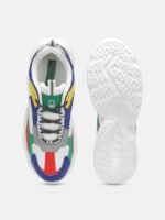 United Colors of Benetton Men Colourblocked Lightweight Lace-Up Sneakers