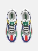 United Colors of Benetton Men Colourblocked Lightweight Lace-Up Sneakers