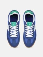 United Colors of Benetton Men Colourblocked Suede Lightweight Sneakers