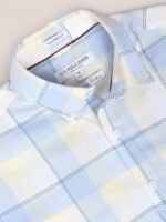 U.S. Polo Assn. button-down collar Long Sleeves Checked Casual Cotton Shirt