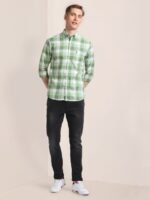 U.S. Polo Assn. Checked Button Down Collar Oxford Cotton Shirt