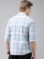 U.S. Polo Assn. Denim Co. Slim Fit Checked Pure Cotton Casual Shirt