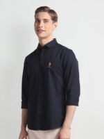 U.S. Polo Assn. Denim Co. Slim Fit Opaque Casual Shirt