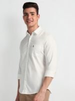 U.S. Polo Assn. Denim Co. Slim Fit Spread Collar Twill Casual Shirt