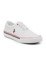 U.S. Polo Assn. Men Lace-Up Round Toe Canvas Sneakers