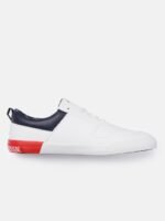 U.S. Polo Assn. Men Perforations PU Sneakers With Minimal Colourblocked Detail