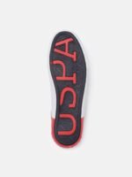 U.S. Polo Assn. Men Perforations PU Sneakers With Minimal Colourblocked Detail