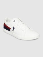 U.S. Polo Assn. Men White Sneakers