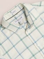 U.S. Polo Assn. Regular Fit Cotton Windowpane Checks Opaque Checked Casual Shirt