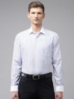 Van Heusen Slim Fit Opaque Striped Formal Shirt