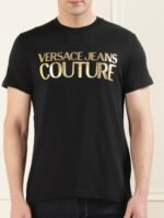 Versace Jeans Couture Brand Logo Printed Cotton T-shirt