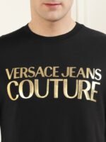 Versace Jeans Couture Brand Logo Printed Cotton T-shirt