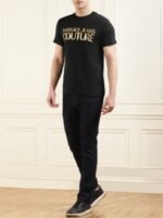 Versace Jeans Couture Brand Logo Printed Cotton T-shirt