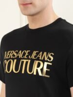 Versace Jeans Couture Brand Logo Printed Cotton T-shirt